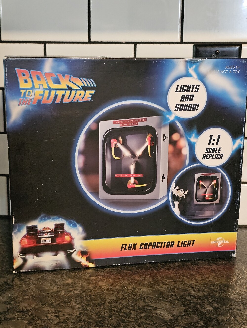 Back To The Future Life-Size 1/1 Scale Flux Capacitor 12-Inch LED Universal RARE